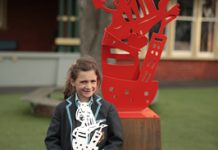 Kids make art from the heart