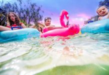 Splash under the stars at Adventure Park
