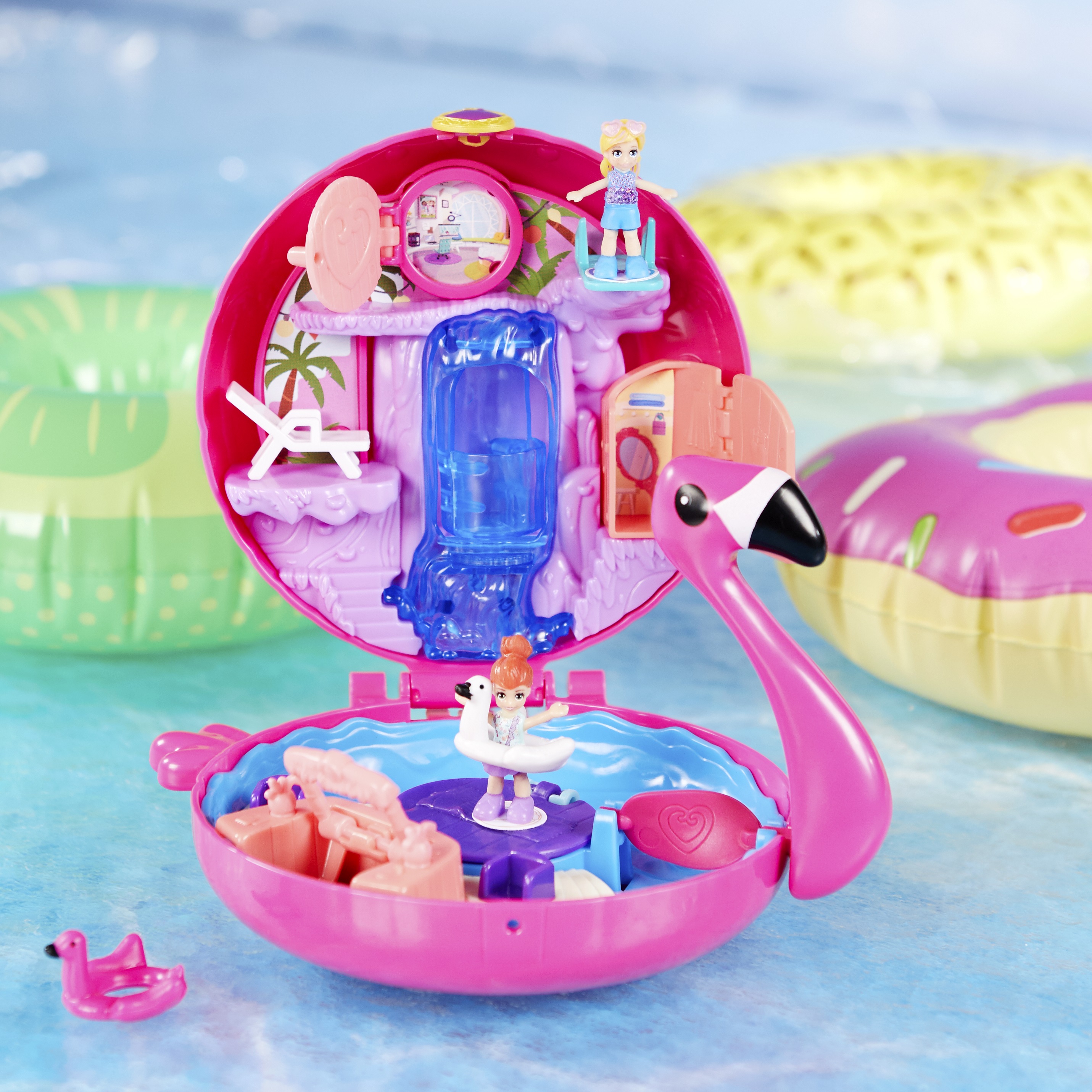 polly pocket surfing