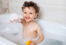 Parents warned about bath water